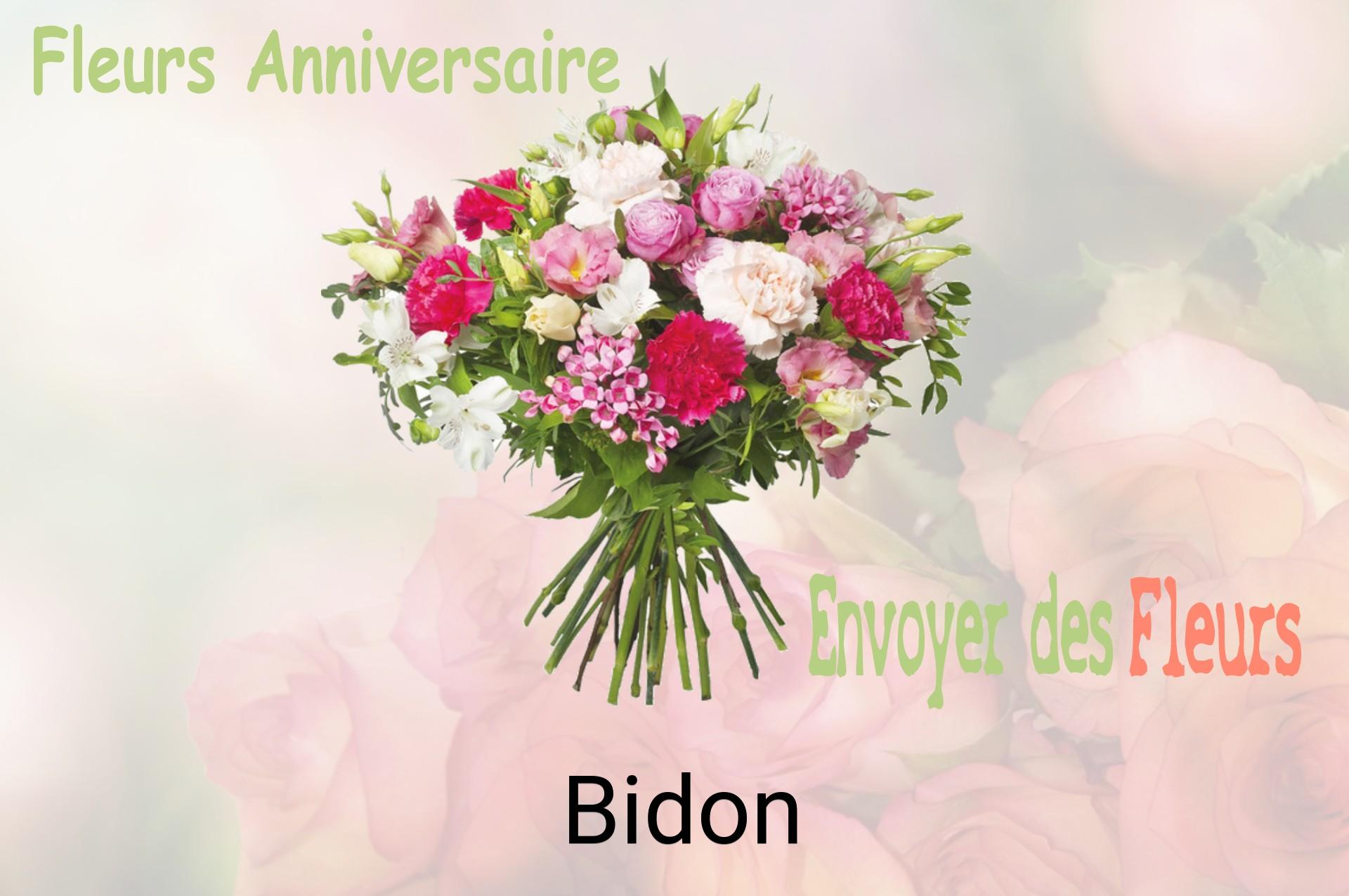 Bouquet de fleurs d’anniversaire livré à Bidon