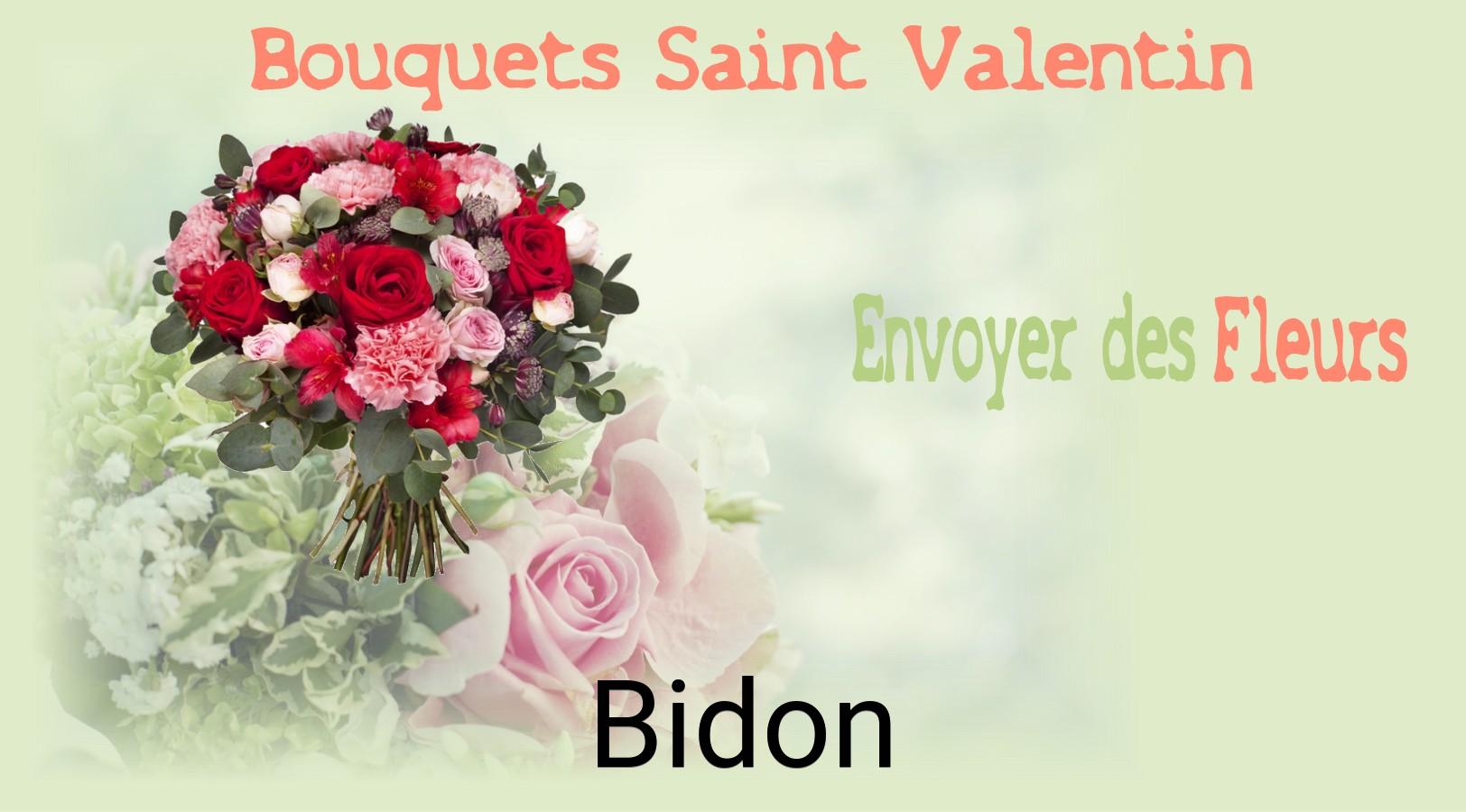 Roses de Saint-Valentin livrées à Bidon